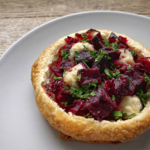 Beetroot and goats cheese tart recipe