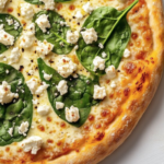 spinach and feta pizza