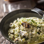 Creamy Mushroom and Zucchini Risotto